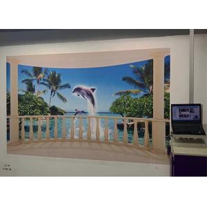 Buy cheap 10sqm/h CMYK 1920X1080 Wall Inkjet printing machine from wholesalers