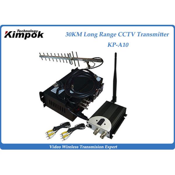Quality 10W Long Range Video Transmitter 1.2Ghz Wireless Image Sender 4 Channels for sale