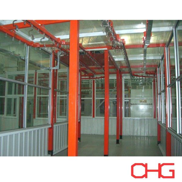 Buy cheap Custom Powder Coating Line Automated With Stainless Steel Spray Booth from wholesalers