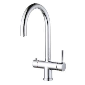 Buy cheap Chrome Brass Kitchen Mixer Faucet Single Hole Mount for Precise Water Control T9000 from wholesalers