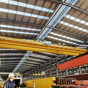 Buy cheap Loading 32t Overhead Double Girder Bridge Crane With Electric Trolley from wholesalers