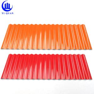 UPVC Roof Tiles 1.5mm-2.8mm Thickness 1130mm Width