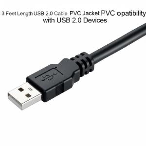 Buy cheap PVC USB 2.0 Cable USB Type A Male Connector Robust Cable Jacket Material Temperature Range Minus 20 Celsius To 60 Celsius from wholesalers