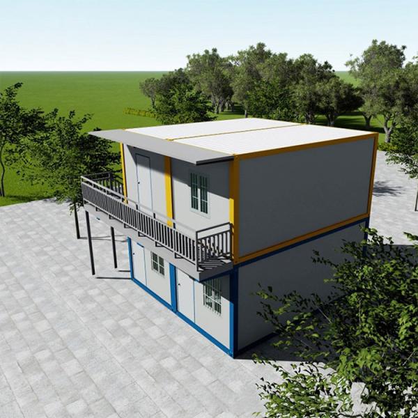 ISO Certificated Prefab Mobile Modular Tiny Steel Structure Frame Assemble Flat