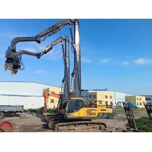 Buy cheap 20-85T Excavator Pile Driver Arm Long Boom With Pile Driver Hammer from wholesalers