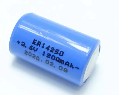 Buy cheap 1/2 AA 3.6 V Lithium Thionyl Chloride Battery Er14250 1200mAh Maintenance Free from wholesalers