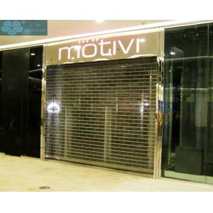 Buy cheap 1.8mm Sturdy Polycarbonate Slat Clear View Roller Shutters from wholesalers