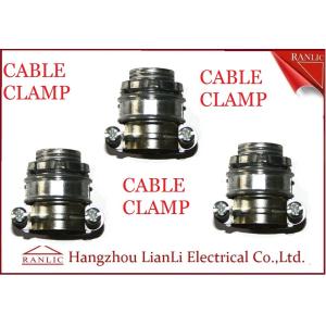 Buy cheap Aluminum 1/2" 3/4" NM Round SE Cable Clamp For Bond the Wire to Outlet Box from wholesalers