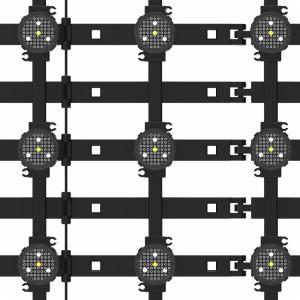 Facade Lighting RGB Mesh Screen Display DC12V S30 P100 P80 P50 P40 SMD3535