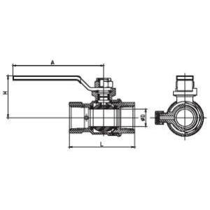 Chrome Plating Or Zinc Alloy Threaded 600 Wog Valve With Drain Handle Steel 1/2"