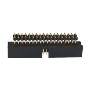 Double Plastic Box Header 2.54 Mm SMT Type PCB Board Gold Flash 3.0AMP