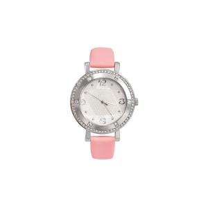 Buy cheap Leather Strap Alloy Case Watch Quartz Movement 3D Plastic Dial Bezel CE Approval from wholesalers