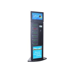 Buy cheap 6 Secured Electronic Lockers Cell Phone Charging Kiosks For Airport / Train Station / Bus Station from wholesalers