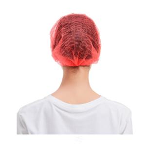 bound seams Disposable Head Cover , 36cm Disposable Mob Cap