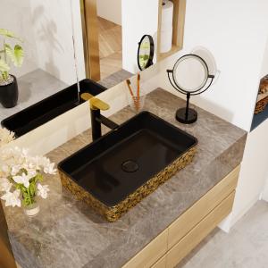 600*350*110mm Sanitary Ware Basin Rectangular Ceramic Bathroom Sinks