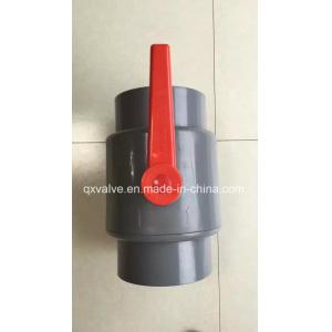 Buy cheap 3/4"-8" Socket Type Plastic PVC Check Valve for Water Industrial Usage in Black Color from wholesalers