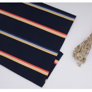 Comfortable And Natural Skin-Friendly Healthy Striped Knit Fabric For T-Shirt