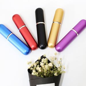 Buy cheap aluminum + glass perfume spray bottles refillable 5ml from wholesalers