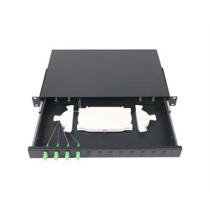 12 Port 4 Core Drawer Type ODF Optical Distribution Box And Patch Panel