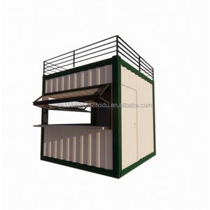 Buy cheap Modern Design Steel Buildings Flat Pack Shipping Prefabricated Sandwich Panel Pre Fab Container Folding Portable Foldable Container House from wholesalers