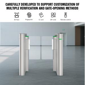 Buy cheap HCW Speed Gate Turnstile with 1-Second Operation 600-1000mm Channel Width and 5 Million Cycle Lifespan from wholesalers