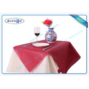 PP Spunbonded Nonwoven Fabric Tablecloth 100% Degradable And Eco