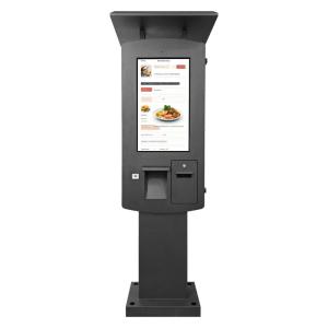 Buy cheap Black Color 32" Durable Outdoor Kiosk Thermal Printer QR Code Scanner Parking Payment Terminal from wholesalers