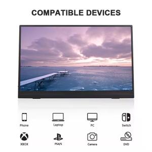 Buy cheap 15.0 Inch 1080P Monitor for an Extra Second Portable Screen with an Energy-saving Ultra-thin IPS Display for Laptops from wholesalers