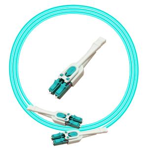 Buy cheap LC Fiber Patch Lead Switchable Reversible OM4 2.0mm Violet from wholesalers