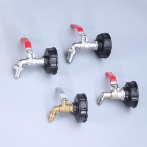 Buy cheap Customized Support OEM IBC Tank Adapter for Home Garden Hose Tap Thread Brass Ball Bibcock from wholesalers