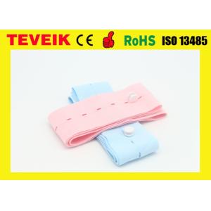 CE certificated ISO M2208A Disposable CTG Belt With Buttonhole / Fetal Monitor
