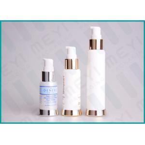 Buy cheap Silkscreen Printing PP Cosmetic Pump Bottle Airless Dispenser Bottles With SAN Cap from wholesalers