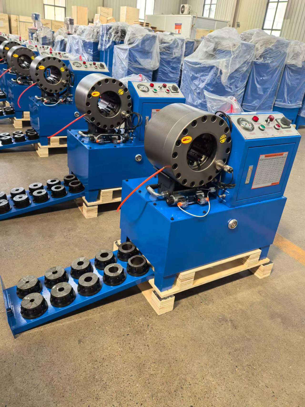 Buy cheap DX68 Hose Crimping Machine with 6-51mm Crimping Range 2 Inch Capacity and 10 Dies Included from wholesalers