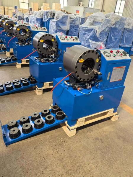Buy cheap DX68 Hose Crimping Machine with 6-51mm Crimping Range 2 Inch Capacity and 10 Dies Included from wholesalers