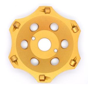 Buy cheap 5" PCD Diamond Cup Wheels Super Good Wearness For Heavy Epoxy Removing from wholesalers
