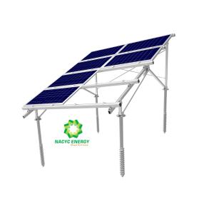 Buy cheap Adjustable Aluminum Solar Panel Mounting System PV Panel Mounting Structure from wholesalers