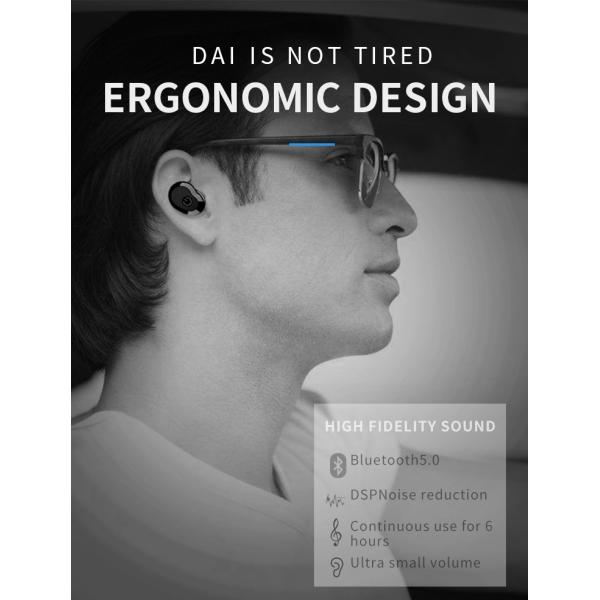 Factory True Wireless 5.0 Bluetooth Sports Waterproof Magnetic Tws Earphone Earbuds