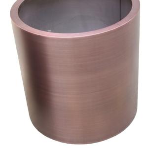 Buy cheap High quality interior flower pot metal flower bowl planter from wholesalers
