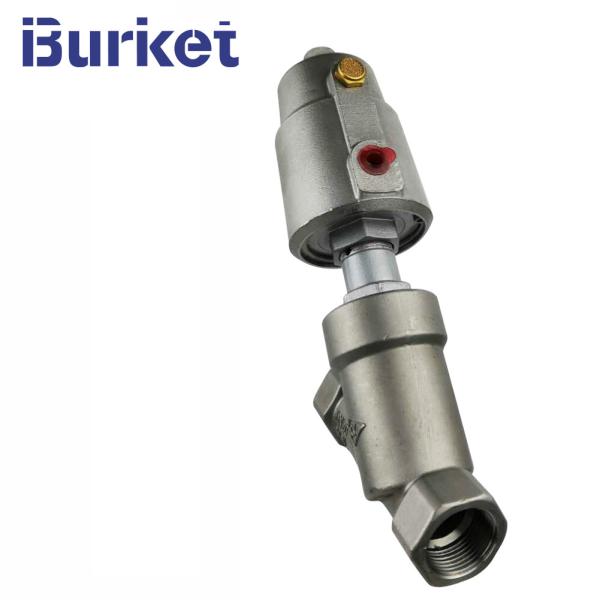 Quality Stainless Steel seat Threaded connection Angle Valve with SS304/Plastic pneumatic cylinder for sale