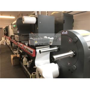 China CE Slitting Rewinding Machine With Rotary Die Cutting Station For Blank Label on sale