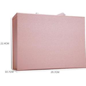 Custom Design Luxury Small Paper Cardboard Drawer Box,Pink Paper foldable gift