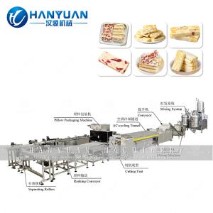 Buy cheap Strawberry Cake Production Line with Active Cooling Function 4000kg Heavy Duty 30×6 Meters Layout Candy Bar Machine from wholesalers
