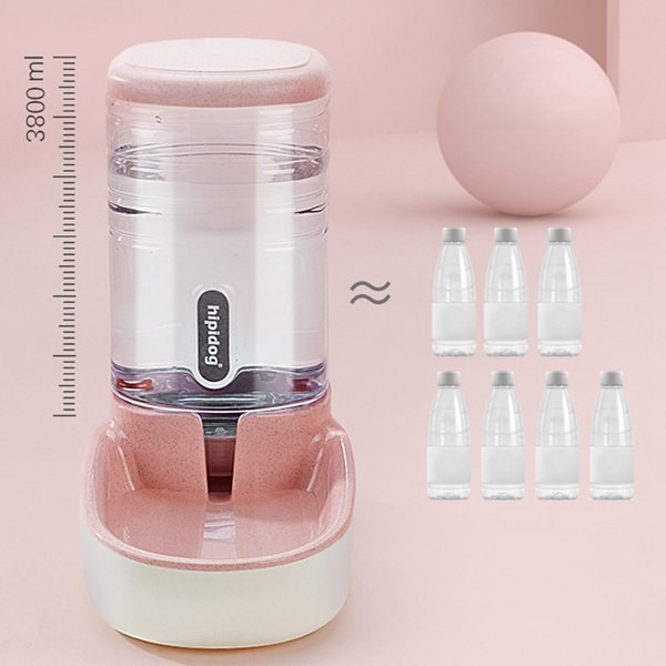 Quality Anti Skid Dog Automatic Feeder Pet Water Feeding Combined Grain Storage Bucket for sale