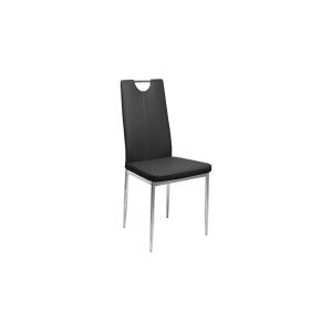 Buy cheap 0.25m³ 60KGS Modern Dining Chair With Chrome Metal Leg from wholesalers