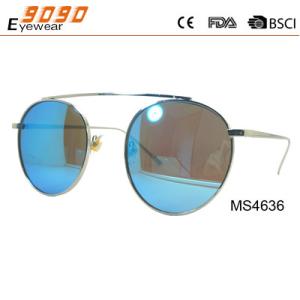 Buy cheap New arrival and hot sale of metal sunglasses, UV 400 Protection Lens from wholesalers
