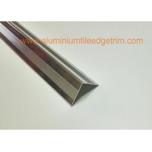 Buy cheap Right Angle Shaped Aluminium Metal Stair Nosing For Concrete Steps Long Lifespan from wholesalers