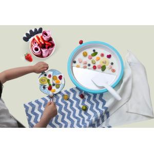 Buy cheap Homemade Ice Roll Instant Ice Cream Maker Pan Blue Manual Ice Cream Making Machine from wholesalers