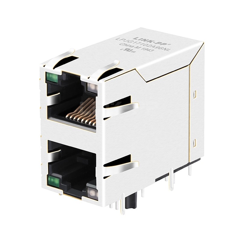 Buy cheap Belfuse 0845-2R1T-E4 Compatible LINK-PP LPJG17102A96NL 100/1000 Base-T 2x1 Port RJ45 Connector Green/Yellow&Green LED from wholesalers