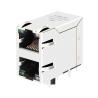 Buy cheap Belfuse 0845-2R1T-E4 Compatible LINK-PP LPJG17102A96NL 100/1000 Base-T 2x1 Port RJ45 Connector Green/Yellow&Green LED from wholesalers