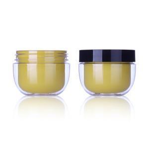 Buy cheap 100g Double Wall Cream Jar PET Empty Face Cream Containers from wholesalers